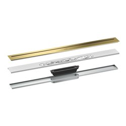 hansgrohe Duschrinne Drain 800mm, FM-Set, frei im Raum, po gol opt