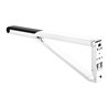 Keuco WC-Stützklappgriff AXESS verchromt/schwarz, 850mm