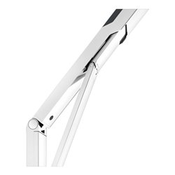 Keuco WC-Stützklappgriff AXESS verchromt/schwarz, 850mm