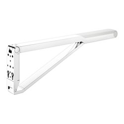 Keuco WC-Stützklappgriff AXESS verchromt/weiß, 850mm