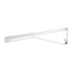 Keuco WC-Stützklappgriff AXESS verchromt/weiß, 850mm