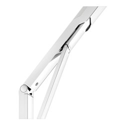 Keuco WC-Stützklappgriff AXESS verchromt/weiß, 850mm