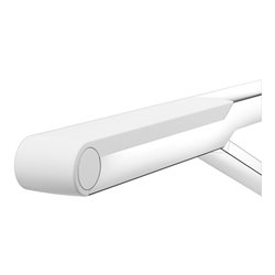 Keuco WC-Stützklappgriff AXESS verchromt/weiß, 850mm