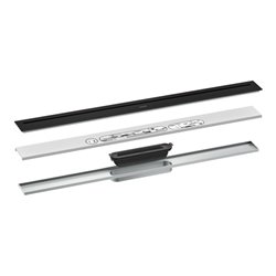 hansgrohe Duschrinne Drain 800mm, FM-Set, frei im Raum, mattschwarz