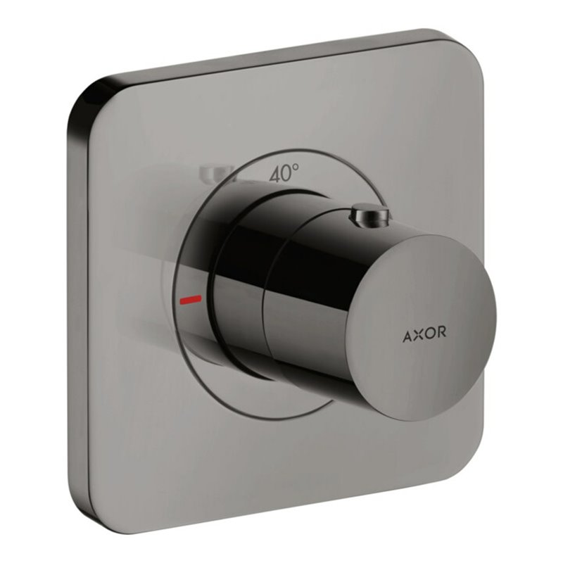 hansgrohe Fertigset Axor Citterio E UP-THM 120x120mm, polished black chrome