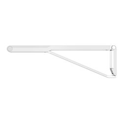 Keuco WC-Stützklappgriff AXESS Aluminium silber-eloxiert/weiß, 850mm