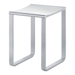 Keuco Hocker Plan Aluminium silber-eloxiert/weiß