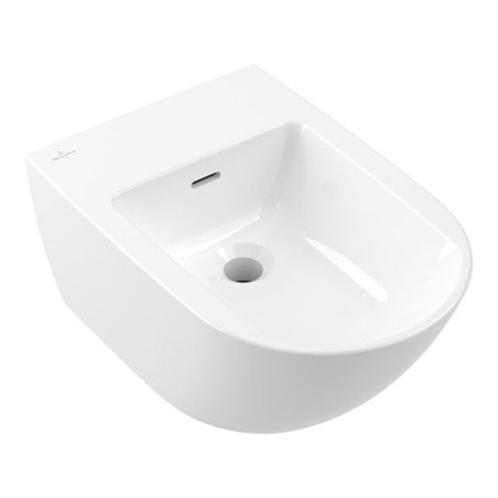 V&B Wand-Bidet Subway 3.0 37,5x56cm, 1 Hahnl., m ÜL, weiß C-plus
