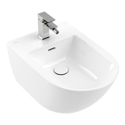V&B Wand-Bidet Subway 3.0 37,5x56cm, 1 Hahnl., m ÜL, weiß C-plus