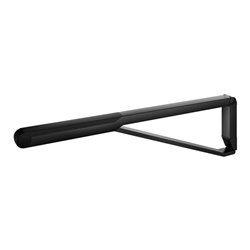 Keuco WC-Stützklappgriff AXESS schwarz matt/schwarz, 850mm