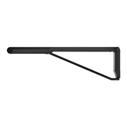 Keuco WC-Stützklappgriff AXESS schwarz matt/schwarz, 850mm