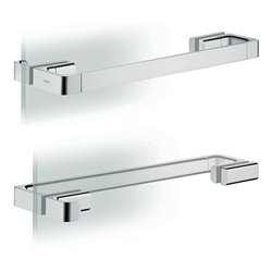 hansgrohe Duschtürgriff Axor universal 444mm, Edelstahl-Optik