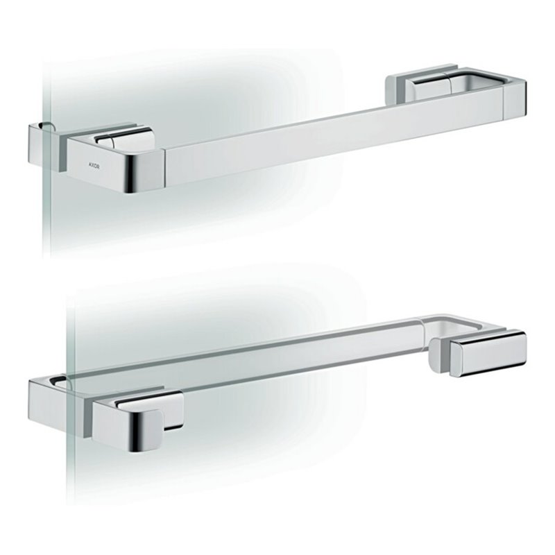 hansgrohe Duschtürgriff Axor universal 444mm, polished black chrome