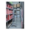 MUNK Aluminium-Regalleiter für Doppelregal drehbar