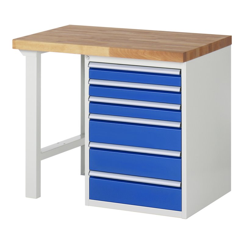 Rau Werkbank 7515A1, H890mm, 6x Schublade-TA