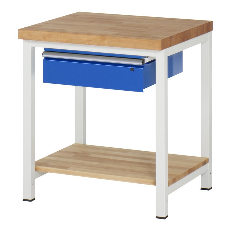 Rau Werkbank 8001A7, H840-1040mm, höhenverstellbar, 1x Schublade-TA