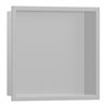 hansgrohe Wandnische XtraStoris Original 300x300x70mm, betongrau, mit Rahmen