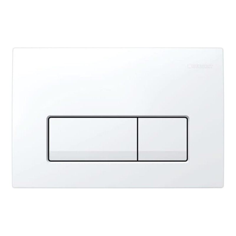 Geberit Betätigungsplatte Delta 50 weiß-alpin, für 2-Mengen-Spülung