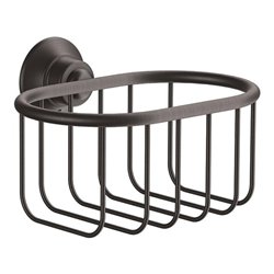 hansgrohe Korb Axor Montreux 160/101 Met., Wandmontage, brushed black chrome