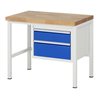 Rau Werkbank 8123A1, H840-1040mm, höhenverstellbar, 2x Schublade-TA