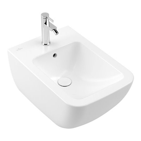 V&B Wand-Bidet VENTICELLO 37,5x56cm, m HL, m ÜL, st. white C-plus