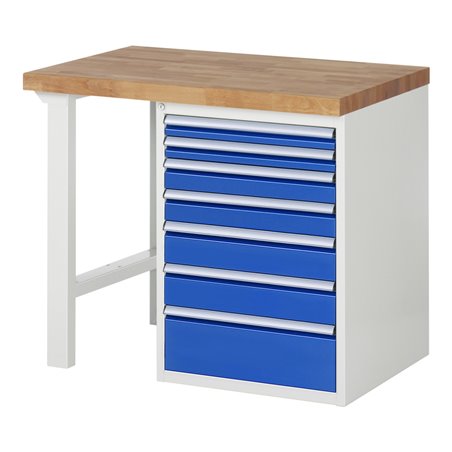 Rau Werkbank 7517A1, H890mm, 7x Schublade-TA