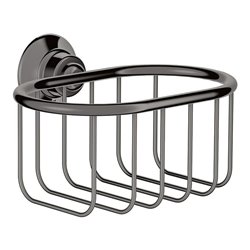 hansgrohe Korb Axor Montreux 160/101 Met., Wandmontage, polished black chrome