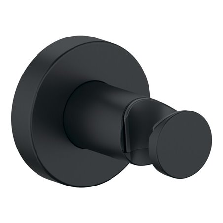 Duravit Brausehalter fest. Haltep., Ros. rd, a MS, sw matt