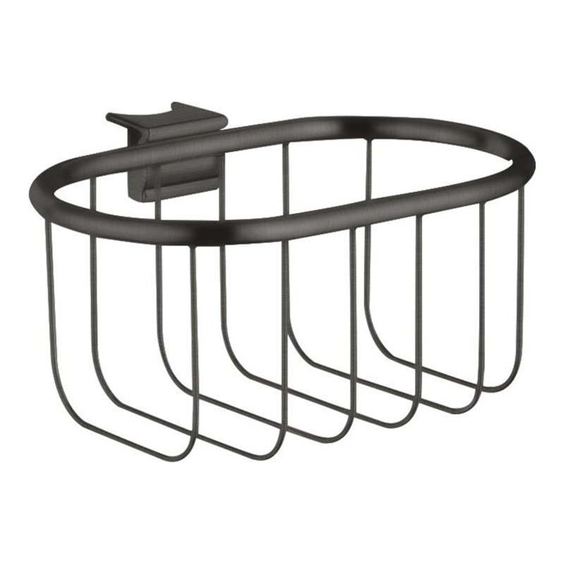 hansgrohe Seifenkorb Axor Montreux Met., Wandmont., 160x83mm, brush. bla vc