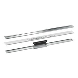 hansgrohe Duschrinne Drain 1000mm, Fertigset, frei im Raum, chrom