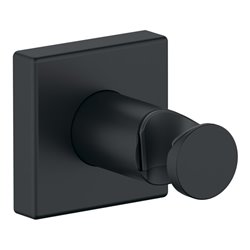 Duravit Brausehalter fest. Haltep., Ros. eck., a MS, sw matt