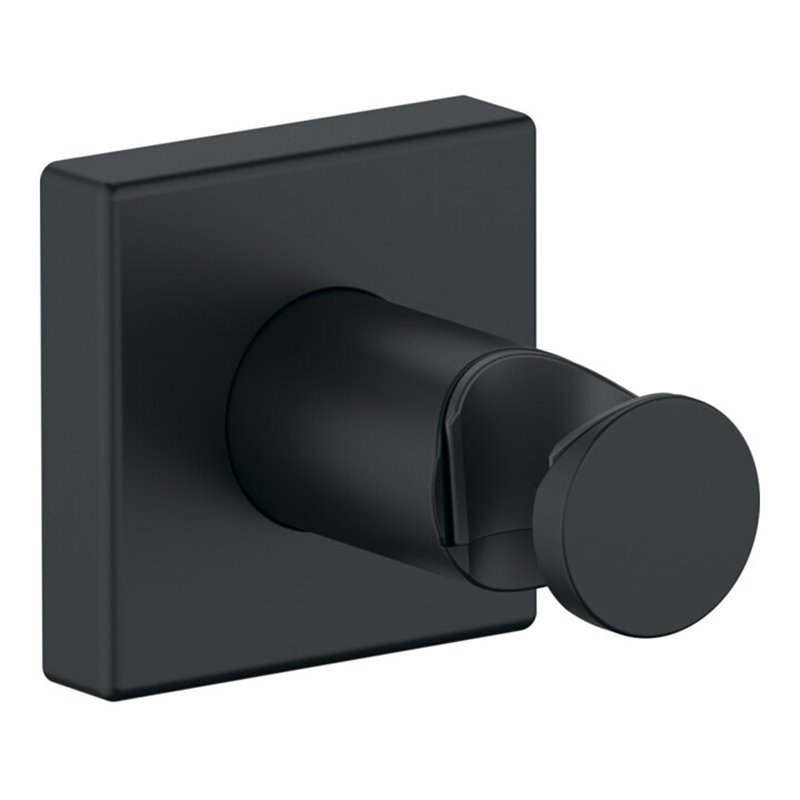 Duravit Brausehalter fest. Haltep., Ros. eck., a MS, sw matt