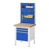 Rau Werkbank 8152A2, B750xH840-1040mm, höhenverstellbar, 1x Schublade-TA, 1x Tür