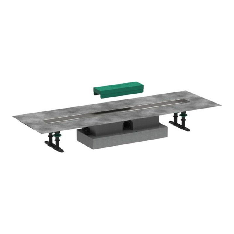 hansgrohe uBox universal Komplettset 800mm, f fl. Inst. f Duschrin. Fertigs