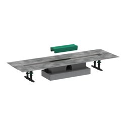 hansgrohe uBox universal Komplettset 800mm, f fl. Inst. f Duschrin. Fertigs