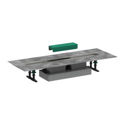 hansgrohe uBox universal Komplettset 700mm, f fl. Inst. f Duschrin. Fertigs