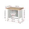 Rau Werkbank 8259A2, B1000xH840mm, 3x Schublade-TA