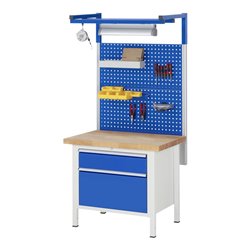 Rau Werkbank 8259A2, B1000xH840-1040mm, höhenverstellbar, 3x Schublade-TA