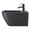 Duravit Wand-Bidet Happy D.2 35,5x54cm, m HL, ÜL, HLB, anthrazit matt