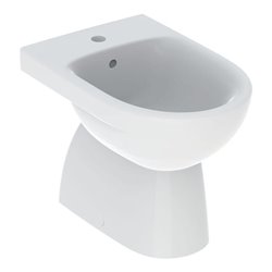Geberit Stand-Bidet Renova mit Überlauf, teilgeschlossen, weiß