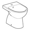 Geberit Stand-Bidet Renova mit Überlauf, teilgeschlossen, weiß