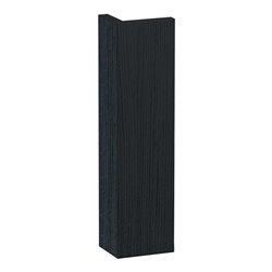 Duravit Korpusblende DuraStyle 51,2xvariabelx1,6cm, Eiche schwarz
