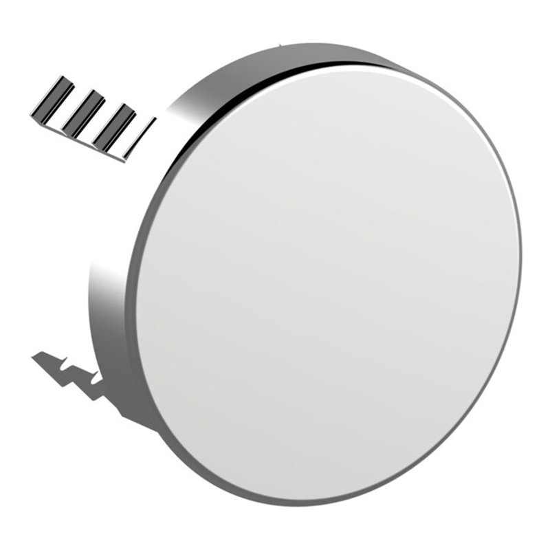 Keuco Abdeckblende Plan Care rd, f Rohrunterbr., SW-chrom gebürstet