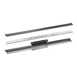 hansgrohe Duschrinne Drain 800mm, FM-Set, z Wd., brush. bla vc