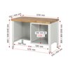 Rau Werkbank 8452A2, H840mm, 3x Schublade-TA