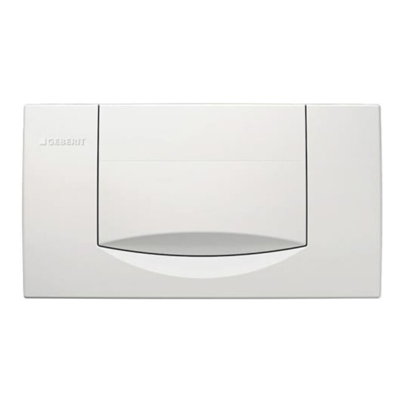 Geberit Betätigungsplatte 200F weiß, für Spül-Stopp-Spülung, Kunststoff