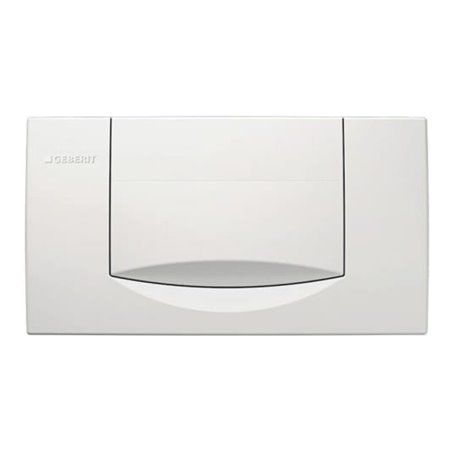 Geberit Betätigungsplatte 200F weiß, für Spül-Stopp-Spülung, Kunststoff