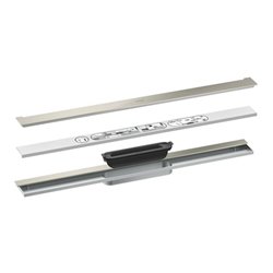 hansgrohe Duschrinne Drain 700mm, FM-Set, z. Wandmont., ES optic