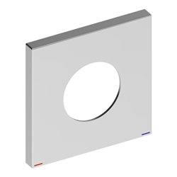 Keuco Wandrosette IXMO 105x105mm, eck., f EHM, bronze gebürstet