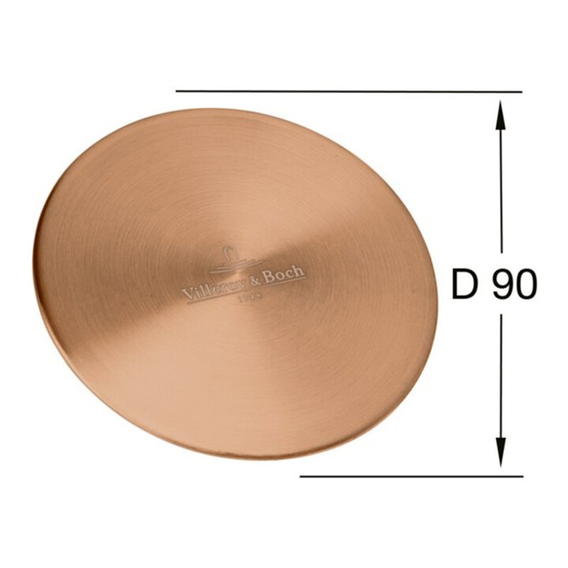 V&B Ventilabdeckung Profi 115x115mm, Bronze